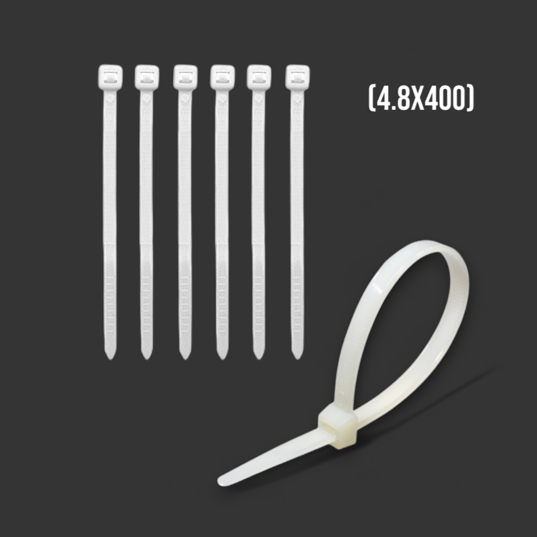 AMARRAS PLASTI BLANCA (4.8X400) AMARRAS PLASTI BLANCA (4.8X400)